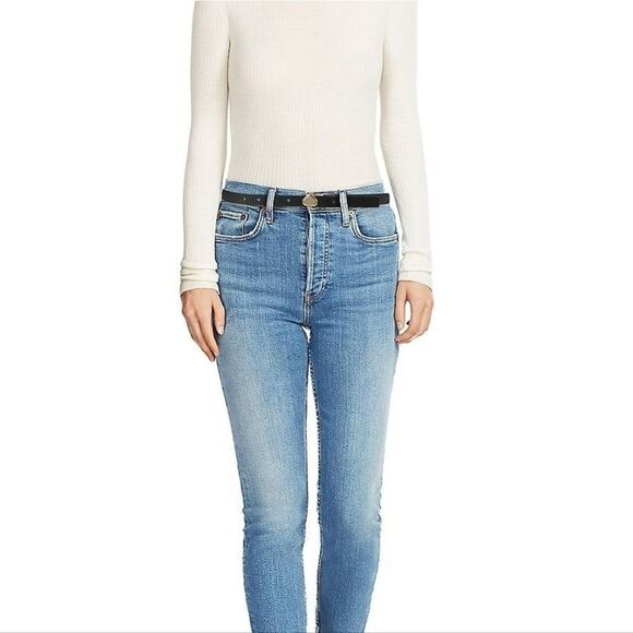 Kate Spade New York Embellished Leather Slim Reversible‎ Belt main image 4